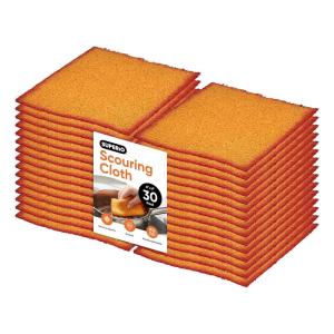 image:imageSuperio Scouring Pads NonScratch Dish Scrubbers Scrub Cloth for Scouring Kitchen Dishwashing Cleaning 30 Pack