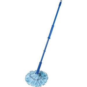 image:imageSuperio String Cotton Mop for Hardwood Floors SelfWringing HeavyDuty CommercialIndustrial Use with Aluminum Handle  BlueFull Mop  1 Pack