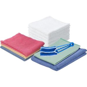 image:imageSuperio Terry Towels Glass and Mirror Cloth Microfiber Cloth Microfiber Squeegee Moping Cloth and Blind Cleaner