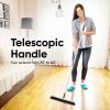 image:imageHorse Hair Upright Dust Broom  18 Swivel Kitchen Sweeper with Soft Bristles for Dog Hair Hardwood amp Tile Floors  Telescopic Handle Narrow Thin DesignHorsehair