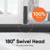 image:imageHorse Hair Upright Dust Broom  18 Swivel Kitchen Sweeper with Soft Bristles for Dog Hair Hardwood amp Tile Floors  Telescopic Handle Narrow Thin DesignSilicone