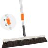 image:imageHorse Hair Upright Dust Broom  18 Swivel Kitchen Sweeper with Soft Bristles for Dog Hair Hardwood amp Tile Floors  Telescopic Handle Narrow Thin DesignHorsehair