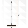 image:imageHorse Hair Upright Dust Broom  18 Swivel Kitchen Sweeper with Soft Bristles for Dog Hair Hardwood amp Tile Floors  Telescopic Handle Narrow Thin DesignHorsehair