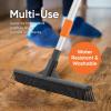 image:imageHorse Hair Upright Dust Broom  18 Swivel Kitchen Sweeper with Soft Bristles for Dog Hair Hardwood amp Tile Floors  Telescopic Handle Narrow Thin DesignSilicone