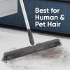 image:imageHorse Hair Upright Dust Broom  18 Swivel Kitchen Sweeper with Soft Bristles for Dog Hair Hardwood amp Tile Floors  Telescopic Handle Narrow Thin DesignSilicone