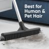 image:imageSuperio 16 Pet Hair Remover Silicone Broom  Carpet Rake for Fur Removal  Rug Rake to Fluff Carpet  for Dust on Hardwood Floor amp Tile  Rinse to Clean 2 Pack