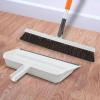 image:imageSuperio 18 Horse Hair Upright Broom with Telescopic Handle amp 16 Gray Dustpan with Comb Rubber Lip amp Clip  Narrow Thin Dust Broom for Dog Hair  Hardwood amp Tile Floor Cleaning Set  GrayGrayWhite