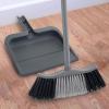 image:imageSuperio 48 Grey Broom with ClipOn 10 Dustpan  Lightweight HeavyDuty Set with Rubber Lip amp Comfort Grip for Easy Sweeping on All Floor Types