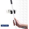 image:imageSuperio Mop and Broom Holder Set of 12 Single Piece Hooks Stainless Steel Wall Mount Cleaning Storage Tool Organizer HeavyDuty Hook for Kitchen and Office3 Pack