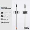 image:imageSuperio Mop and Broom Holder Set of 12 Single Piece Hooks Stainless Steel Wall Mount Cleaning Storage Tool Organizer HeavyDuty Hook for Kitchen and Office5 Pack
