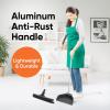 image:imageSuperio Silicone Broom  Carpet Rake with 35 Long Handle Dustpan Set  Rubber Broom for Pet Hair on Carpet amp Hardwood Floors StandUp Dustpan with Aluminum Handle  GrayDustpan with Broom 2