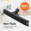 image:imageSuperio Silicone Broom Head  Carpet Rake amp Rubber Broom for Pet Hair on Carpet amp Hardwood Floors Slim Design for Floor Cleaning  Head Only