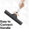 image:imageSuperio Silicone Pet Hair Broom Carpet Cleaner Salon Broom with Builtin Window Washer Squeegee Head OnlyBroom  48 Handle