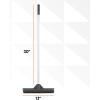 image:imageSuperio Silicone Pet Hair Broom Carpet Cleaner Salon Broom with Builtin Window Washer Squeegee Head OnlyBroom  55 Handle