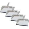 image:imageSuperio Wide Plastic Dustpan with Comb  16 Wide Rubber Lip Broom Handle Clip WhiteWhite