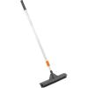 image:imageSuperio Silicone Pet Hair Broom Carpet Cleaner Salon Broom with Builtin Window Washer Squeegee Head OnlyBroom  3565 Handle