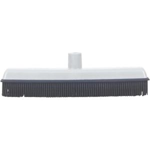 image:imageRubber Bristle Broom for Hardwood Floors Tiles Carpets Wood and Vinyl Salon Broom Rubber Squeegee Broom Rug Broom Rubber Rake for Human Hair Pet Hair Fur Lint Liquid Grey by SuperioHead Replacement
