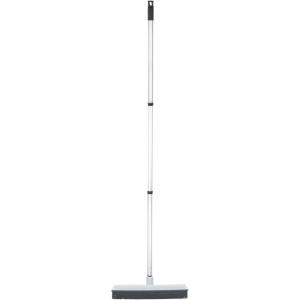 image:imageRubber Bristle Broom for Hardwood Floors Tiles Carpets Wood and Vinyl Salon Broom Rubber Squeegee Broom Rug Broom Rubber Rake for Human Hair Pet Hair Fur Lint Liquid Grey by SuperioBroom  48 Handle