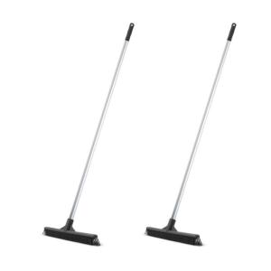 image:imageSuperio 16 Pet Hair Remover Silicone Broom  Carpet Rake for Fur Removal  Rug Rake to Fluff Carpet  for Dust on Hardwood Floor amp Tile  Rinse to Clean 2 Pack