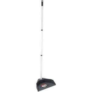 image:imageSuperio Silicone Broom  Carpet Rake with 35 Long Handle Dustpan Set  Rubber Broom for Pet Hair on Carpet amp Hardwood Floors StandUp Dustpan with Aluminum Handle  GrayDustpan with 3 Part Handle