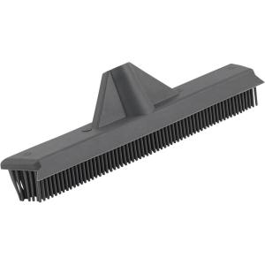 image:imageSuperio Silicone Pet Hair Broom Carpet Cleaner Salon Broom with Builtin Window Washer Squeegee Head OnlyHead Only