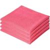 image:imageSuperio Microfiber Cleaning Cloths ColorCoded for Easy Organization UltraSoft Durable MultiPurpose Cloths for Bathroom Kitchen Windows Furniture Electronics Pink 4 Pack