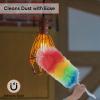 image:imageSuperio Rainbow Feather Duster for Cleaning 2 Pack Plastic Dust Remover with Grip Handle Great for Homes Ceilings Fans and Furniture1
