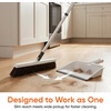 image:imageSuperio Broom amp Dustpan Set 18 Horse Hair Broom Head with Stainless Steel Handle amp 16 Wide Dustpan with Comb Soft Bristle for Hardwood Floors Pet Hair Removal White