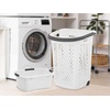 image:imageSuperio Large Stackable Hip Hugging Laundry Basket  54L Handles Plastic Washing Bin Organizer1