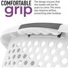 image:imageSuperio Large Stackable Hip Hugging Laundry Basket  54L Handles Plastic Washing Bin Organizer1