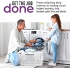 image:imageSuperio Large Stackable Hip Hugging Laundry Basket  54L Handles Plastic Washing Bin Organizer1