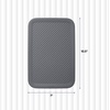 image:imageSuperio Ribbed Collection  Superio Lid for Decorative Plastic Open Home Storage Bins Organizer Baskets Medium Grey  for Organizing Closet Shelves Drawer Shelf 5 Liter 4 Pack