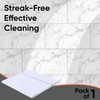 image:imageSuperio White Squeegee Cloth with Hole for Cuban Style Mop Israeli Spunja Cleaning Mop Towels Kitchen Bathroom Tiles Stone Parquet Wood Floor Wash Pack of 2