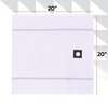 image:imageSuperio White Squeegee Cloth with Hole for Cuban Style Mop Israeli Spunja Cleaning Mop Towels Kitchen Bathroom Tiles Stone Parquet Wood Floor Wash Pack of 2