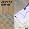 image:imageSuperio White Squeegee Cloth with Hole for Cuban Style Mop Israeli Spunja Cleaning Mop Towels Kitchen Bathroom Tiles Stone Parquet Wood Floor Wash Pack of 2