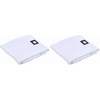 image:imageSuperio White Squeegee Cloth with Hole for Cuban Style Mop Israeli Spunja Cleaning Mop Towels Kitchen Bathroom Tiles Stone Parquet Wood Floor Wash Pack of 2