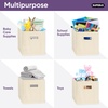 image:imageSuperio Collapsible Storage Bins For Organization And Storage Closet Organizers And Storage Dorm Room Storage Storage Containers Laundry Room Organization Cream 1pack
