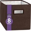 image:imageSuperio Collapsible Storage Bins For Organization And Storage Closet Organizers And Storage Dorm Room Storage Storage Containers Laundry Room Organization Grey 1packBrown