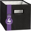 image:imageSuperio Collapsible Storage Bins For Organization And Storage Closet Organizers And Storage Dorm Room Storage Storage Containers Laundry Room Organization Grey 1packBlack