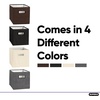 image:imageSuperio Collapsible Storage Bins For Organization And Storage Closet Organizers And Storage Dorm Room Storage Storage Containers Laundry Room Organization Grey 1packBrown