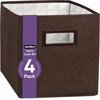 image:imageSuperio Collapsible Storage Bins For Organization And Storage Closet Organizers And Storage Dorm Room Storage Storage Containers Laundry Room Organization Grey 1packBrown