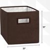 image:imageSuperio Collapsible Storage Bins For Organization And Storage Closet Organizers And Storage Dorm Room Storage Storage Containers Laundry Room Organization Grey 1packBrown