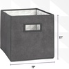 image:imageSuperio Collapsible Storage Bins For Organization And Storage Closet Organizers And Storage Dorm Room Storage Storage Containers Laundry Room Organization Grey 1packGrey