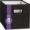 image:imageSuperio Collapsible Storage Bins For Organization And Storage Closet Organizers And Storage Dorm Room Storage Storage Containers Laundry Room Organization Grey 1packBlack