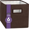 image:imageSuperio Collapsible Storage Bins For Organization And Storage Closet Organizers And Storage Dorm Room Storage Storage Containers Laundry Room Organization Grey 1packBrown