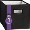 image:imageSuperio Collapsible Storage Bins For Organization And Storage Closet Organizers And Storage Dorm Room Storage Storage Containers Laundry Room Organization Grey 1packBlack