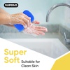 image:imageSilicone Heat Resistant Dishwasher Sponge Fruit Cleaner Vegetable Washer Non Scratch Durable Bristles Blue 3PackPack of 1