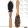 image:imageSuperio Lint Brush for Clothes12Pack3 in 1 Garment Brush  Double Sided Wood HandleClothes BrushLint Brush for SuitWool CoatRemoves Pet Lint and Dust and Shoe Horn1 Count Pack of 1
