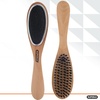 image:imageSuperio Lint Brush for Clothes12Pack3 in 1 Garment Brush  Double Sided Wood HandleClothes BrushLint Brush for SuitWool CoatRemoves Pet Lint and Dust and Shoe Horn12 Pack