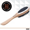 image:imageSuperio Lint Brush for Clothes12Pack3 in 1 Garment Brush  Double Sided Wood HandleClothes BrushLint Brush for SuitWool CoatRemoves Pet Lint and Dust and Shoe Horn6 Pack